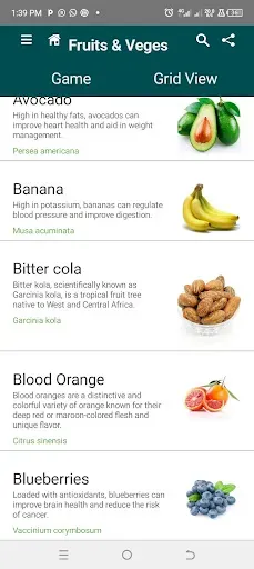 Скриншот 6 — Fruits & Their Benefits
