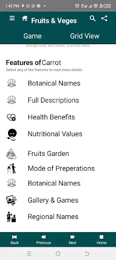 Скриншот 8 — Fruits & Their Benefits
