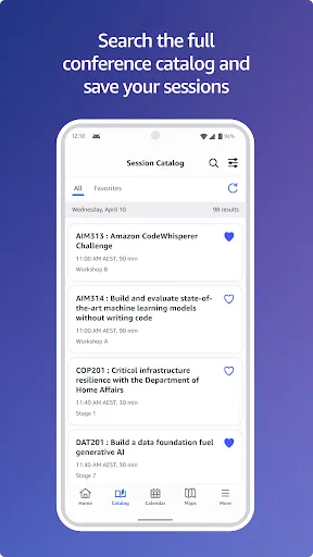 Скриншот 3 — AWS Events