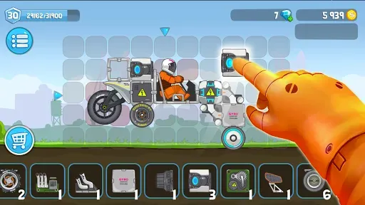 Скриншот 2 — RoverCraft - построй луноход