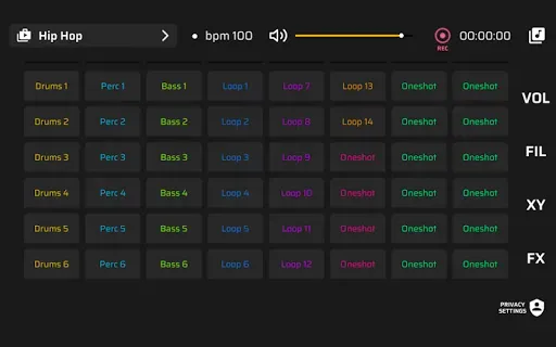 Скриншот 7 — DJ Loop Pads - Создание музыки