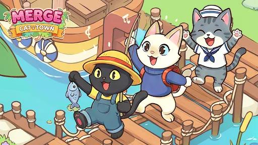 Скриншот 1 — Merge Cat Town