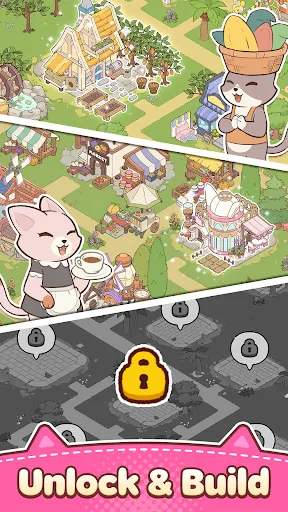 Скриншот 4 — Merge Cat Town