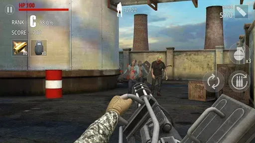 Скриншот 1 — Отстрел зомби : FPS