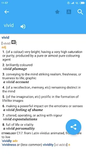 Скриншот 1 — Collins English Dictionary