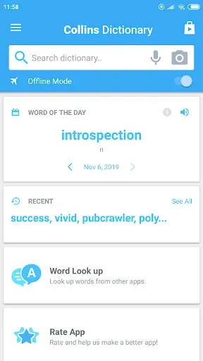 Скриншот 3 — Collins English Dictionary