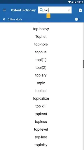 Скриншот 2 — Oxford American Dictionary