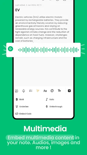 Скриншот 2 — Paper: Smart Notes & Memos