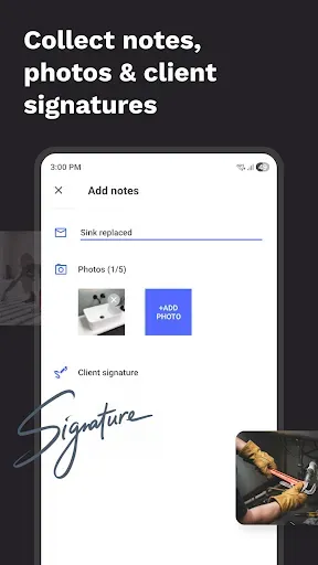 Скриншот 5 — FieldVibe: Job scheduling app