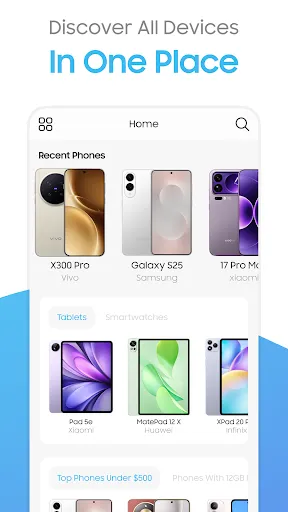 Скриншот 1 — Mobolist: Phone Prices & Specs