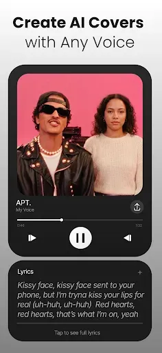 Скриншот 2 — VoClone: AI Song & Voice Clone