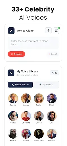 Скриншот 4 — VoClone: AI Song & Voice Clone
