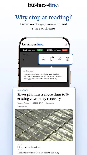 Скриншот 7 — The Hindu Businessline News