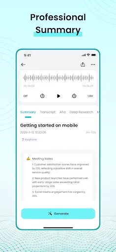 Скриншот 3 — TicNote: AI Recorder & Agent
