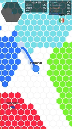 Скриншот 7 — Hexar.io - io games