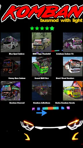 Скриншот 1 — Komban Bus Mod Light