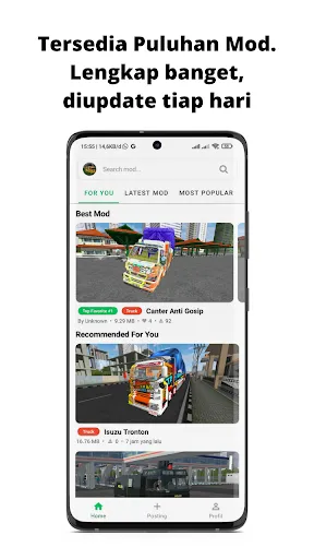 Скриншот 2 — Bus Simulator MOD Wahyu Abadi