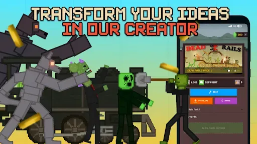 Скриншот 1 — Survival Mod for Melon Sandbox