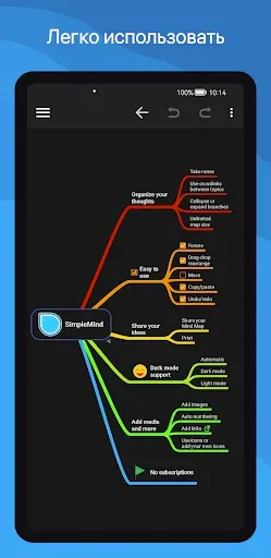 Скриншот 4 — SimpleMind Pro - Mind Mapping