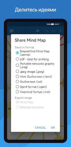 Скриншот 8 — SimpleMind Pro - Mind Mapping