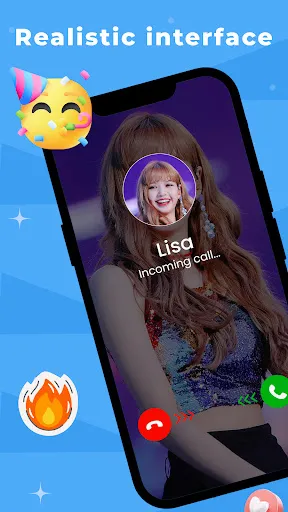 Скриншот 2 — Fake Video Call: Prank App