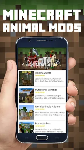 Скриншот 1 — Animal Mod for Minecraft