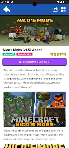 Скриншот 8 — Real Animal Minecraft Mods