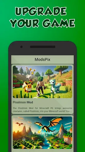 Скриншот 1 — ModsPix Mods for Minecraft PE