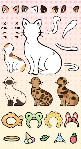 Скриншот 4 — Moe Kittens:Cat Avatar Maker