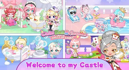 Скриншот 1 — Chibi Doll Princess Dress up