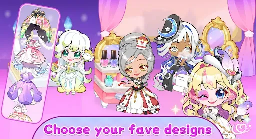 Скриншот 3 — Chibi Doll Princess Dress up