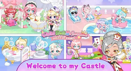 Скриншот 6 — Chibi Doll Princess Dress up