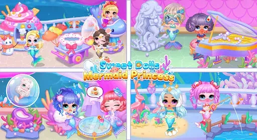 Скриншот 1 — Sweet Dolls：Mermaid Princess
