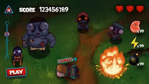 Скриншот 7 — Сокрушитель зомби Zombie Smash