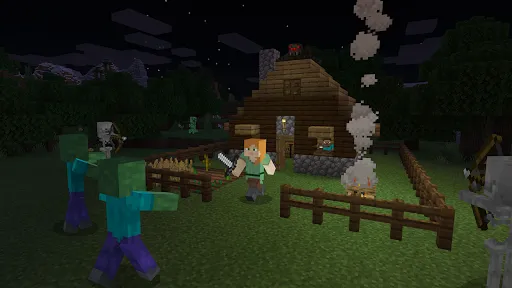 Скриншот 3 — Пробная версия Minecraft