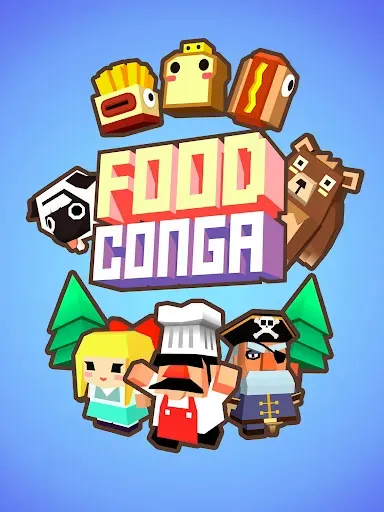 Скриншот 6 — Food Conga - съедобная змейка
