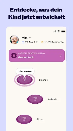 Скриншот 2 — momo Baby Entwicklung & Wissen