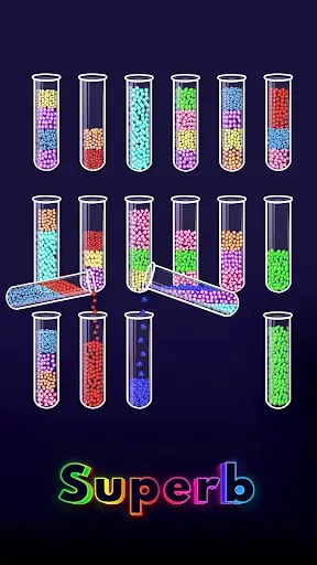 Скриншот 3 — Gems Sort - Color Sort Master