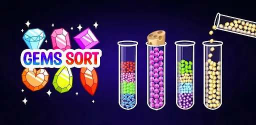 Скриншот 6 — Gems Sort - Color Sort Master