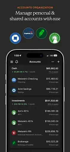Скриншот 2 — Monarch: Budget & Track Money