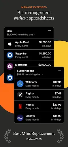 Скриншот 4 — Monarch: Budget & Track Money