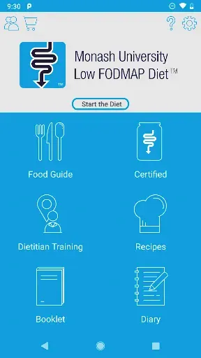 Скриншот 1 — Monash University FODMAP diet