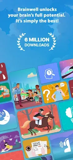Скриншот 1 — Brainwell - Brain Training