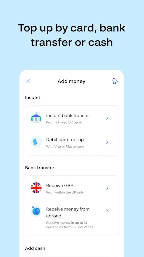 Скриншот 2 — Monese - A banking alternative