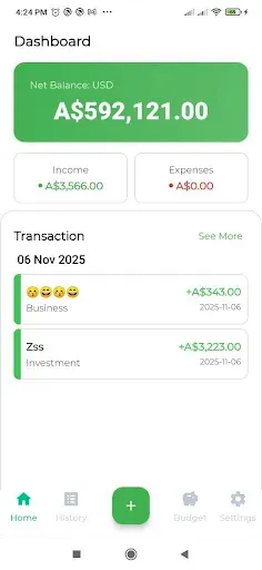 Скриншот 1 — My Money - Budget & Expenses