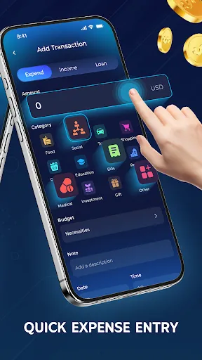 Скриншот 2 — Fast Budget - Money Tracker