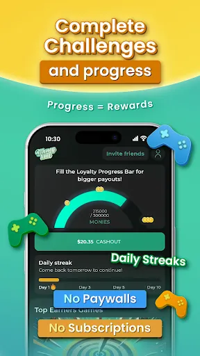 Скриншот 4 — MoneyTime - Play & Earn Money