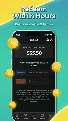 Скриншот 5 — MoneyTime - Play & Earn Money