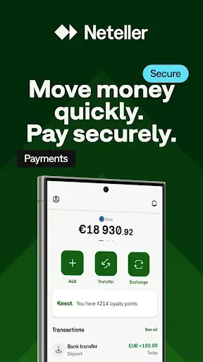 Скриншот 1 — Neteller – Fast Payments