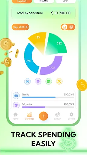 Скриншот 2 — Money Tracker - Budget Keeper